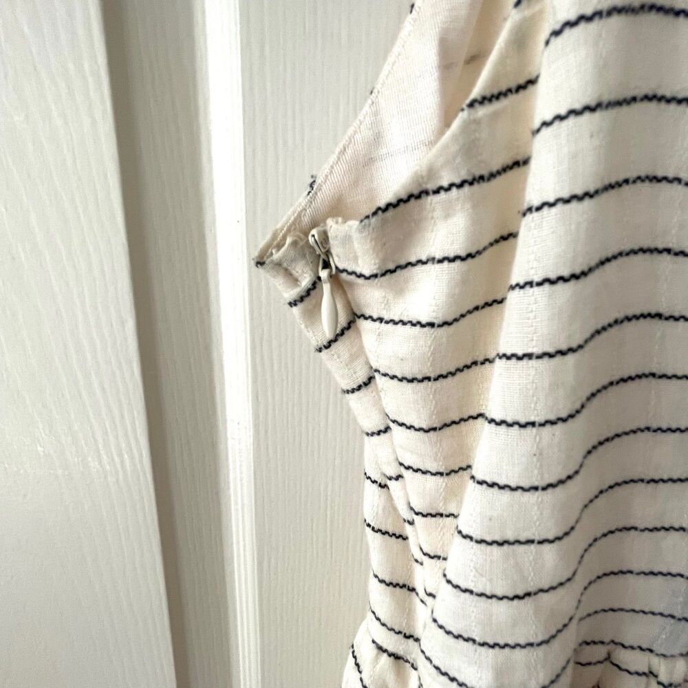 En Crème black and white striped sleeveless dress - Picture 7 of 12